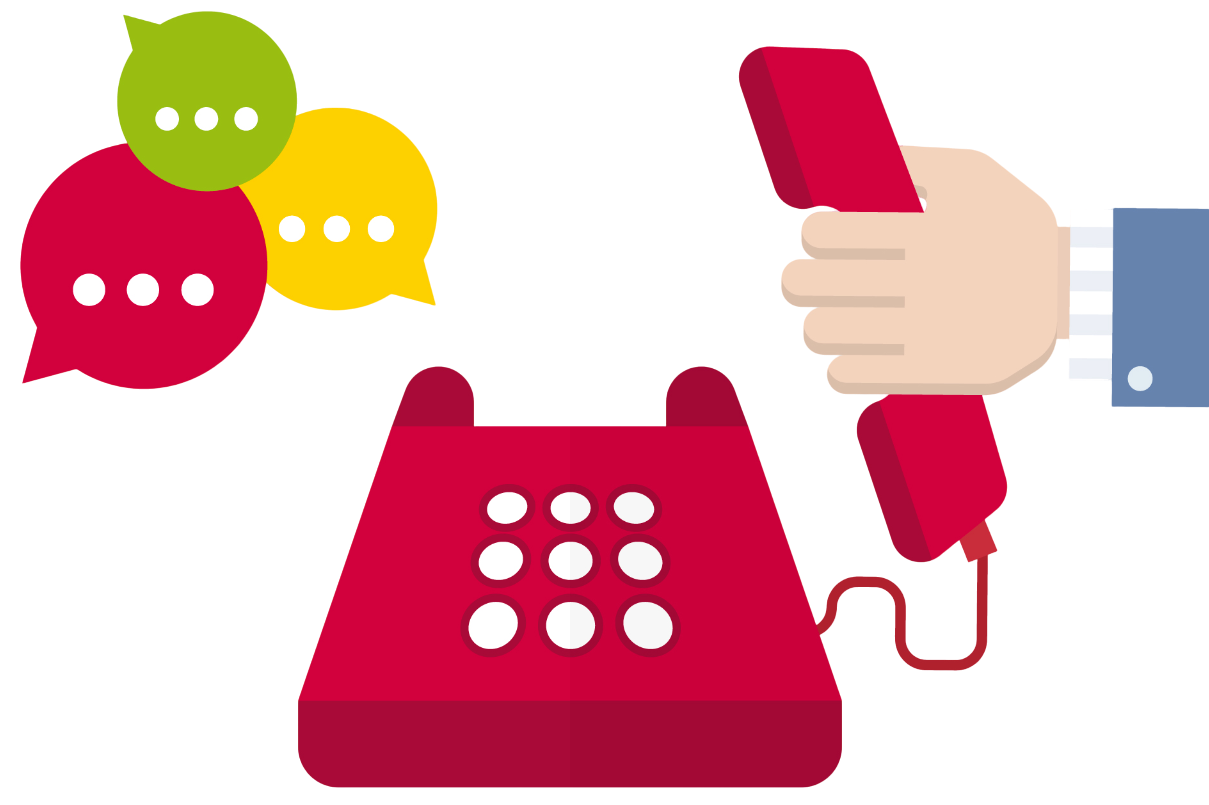 عکس تلفن در تماس با ما